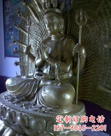 重庆中领雕塑:高质量黄铜佛像雕塑