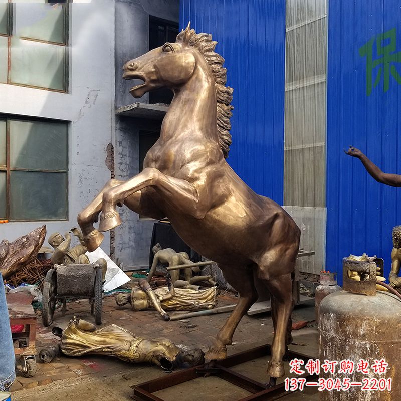 重庆黄铜马儿雕塑