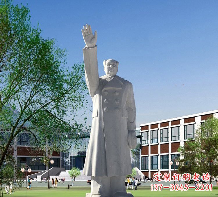 重庆挥手的毛主席石雕