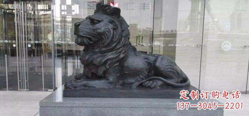 重庆汇丰狮子铜雕222