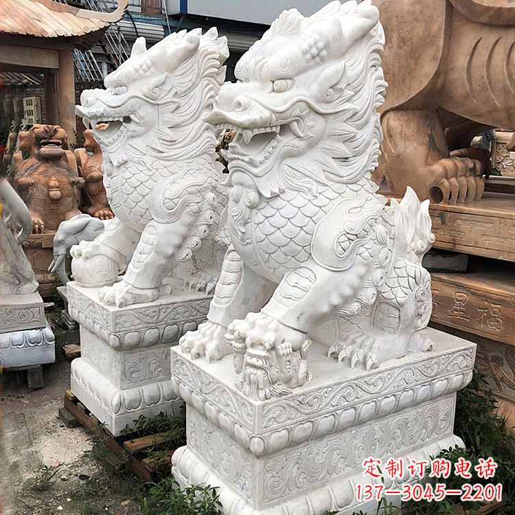 重庆吉祥纳福麒麟石雕