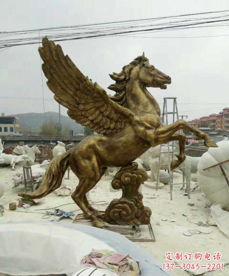 重庆祥云飞马铜雕,艺术品之美