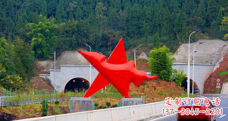 重庆不锈钢五角星雕塑——把美好变成珍藏