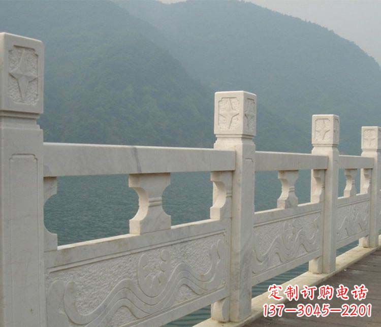 重庆景区大理石栏板石雕 (2)