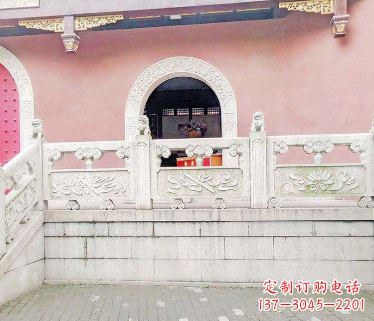 重庆景区大理石栏板石雕 (3)