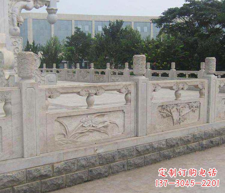 重庆景区大理石栏板石雕 (5)