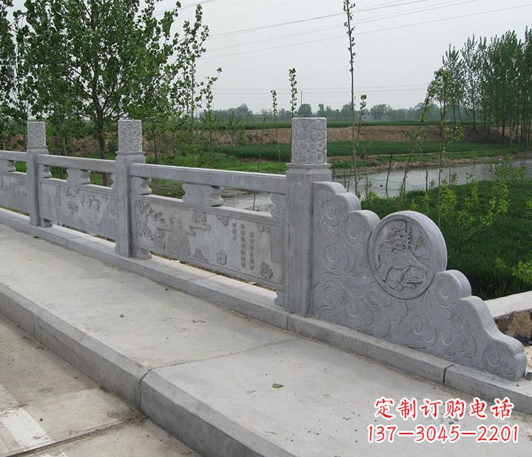 重庆景区大理石栏板石雕 (9)