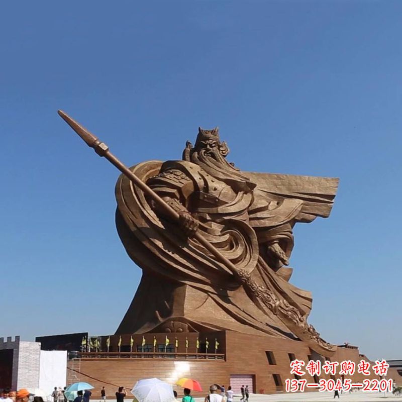 重庆精美大型历史名人关公铜雕