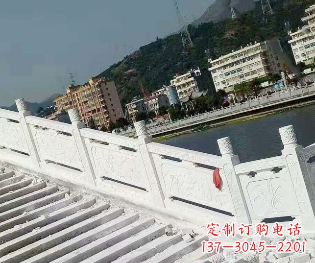 重庆山东汉白玉栏板石雕