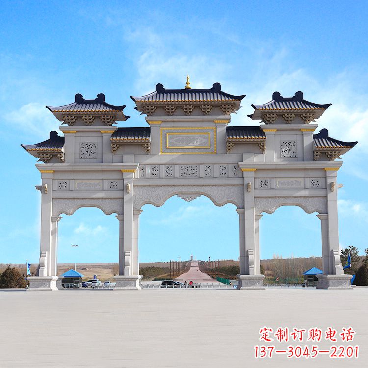 重庆牌坊雕塑定制,让您的景点更出彩