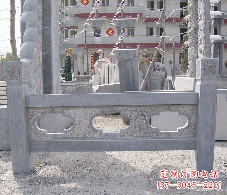 重庆景区镂空仿古栏板石雕 (2)