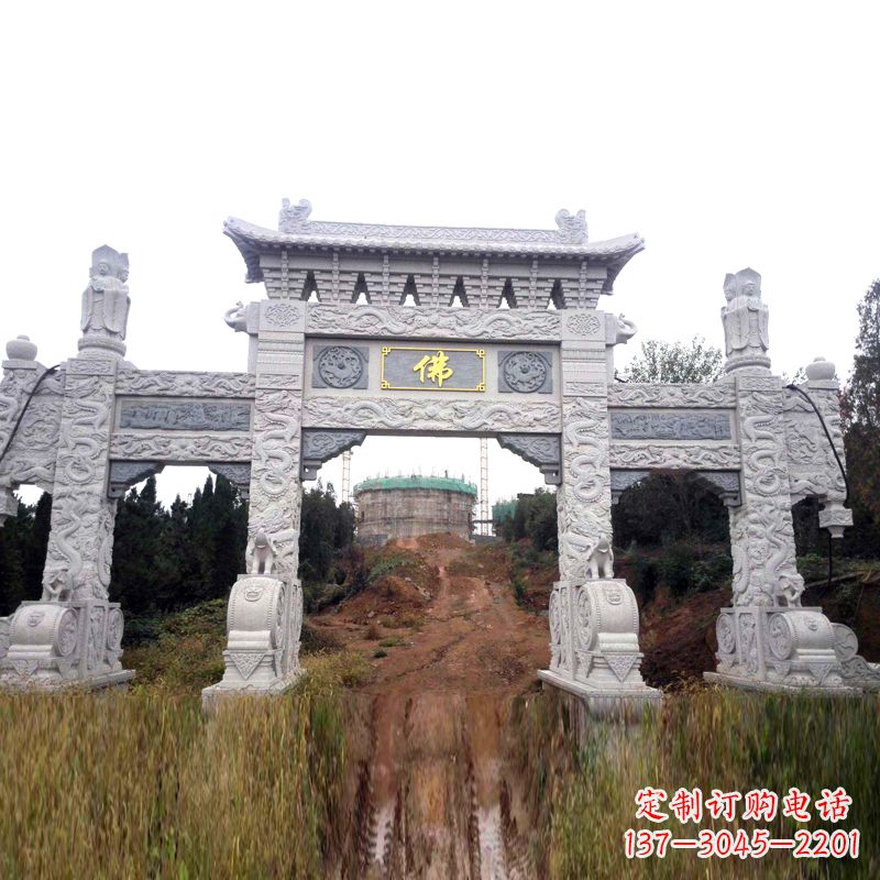 重庆景区入口石牌坊雕塑，为您塑造独一无二的精美雕塑
