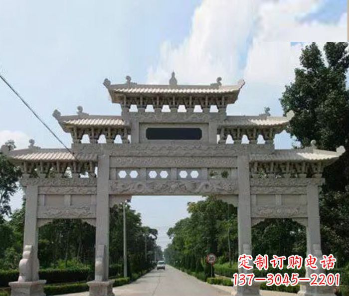 重庆高品质牌坊石雕，专为客户量身定制