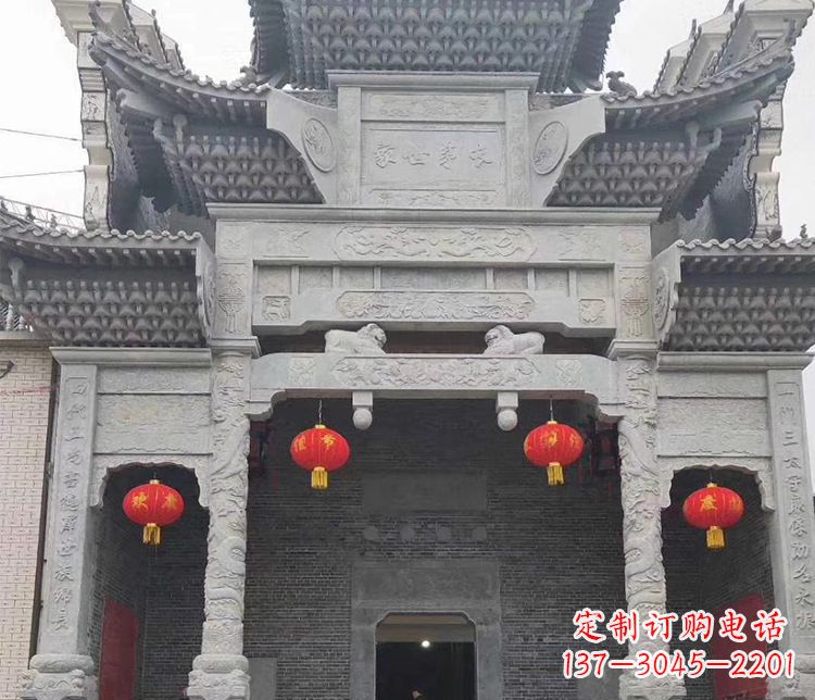 重庆中领雕塑：专业定制牌坊石雕