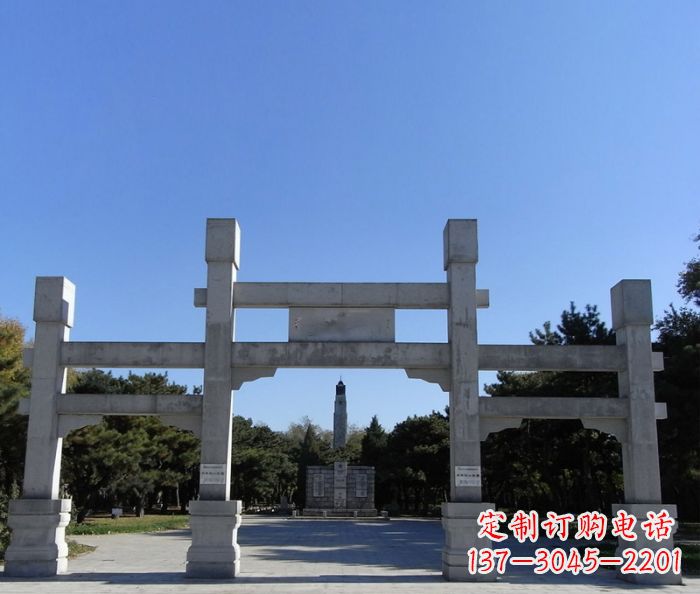 重庆中领雕塑石雕牌坊定制