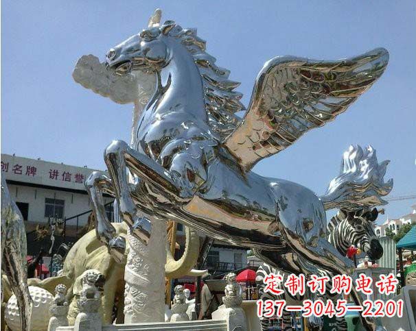 重庆中领雕塑定制的飞马雕塑