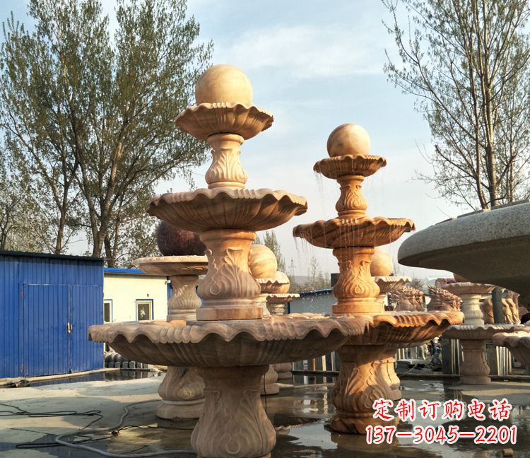 重庆九龙戏珠石雕喷泉