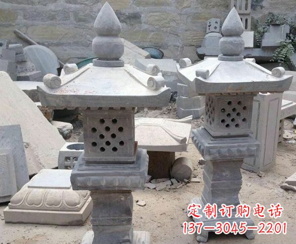 重庆酒店级镂空石灯雕塑