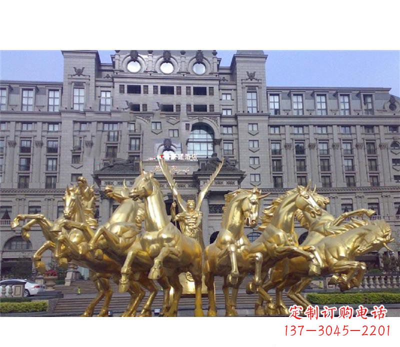重庆阿波罗战车铜雕,雕刻令人惊叹