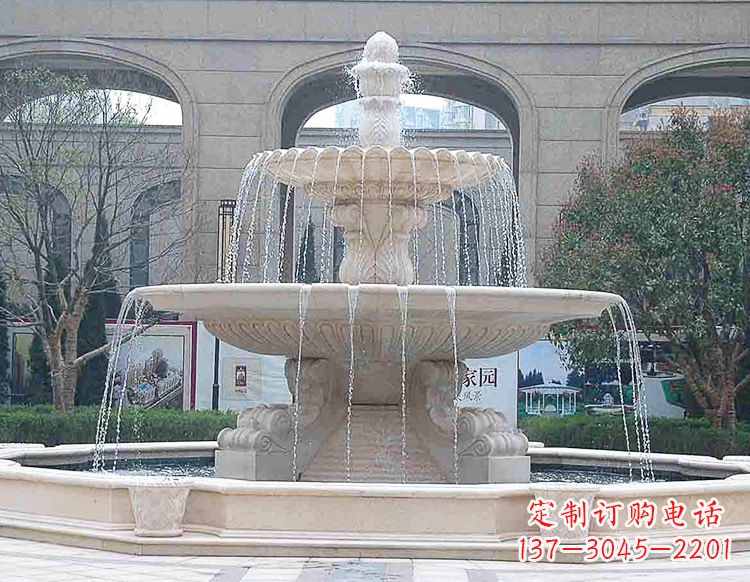 重庆酒店喷泉石雕