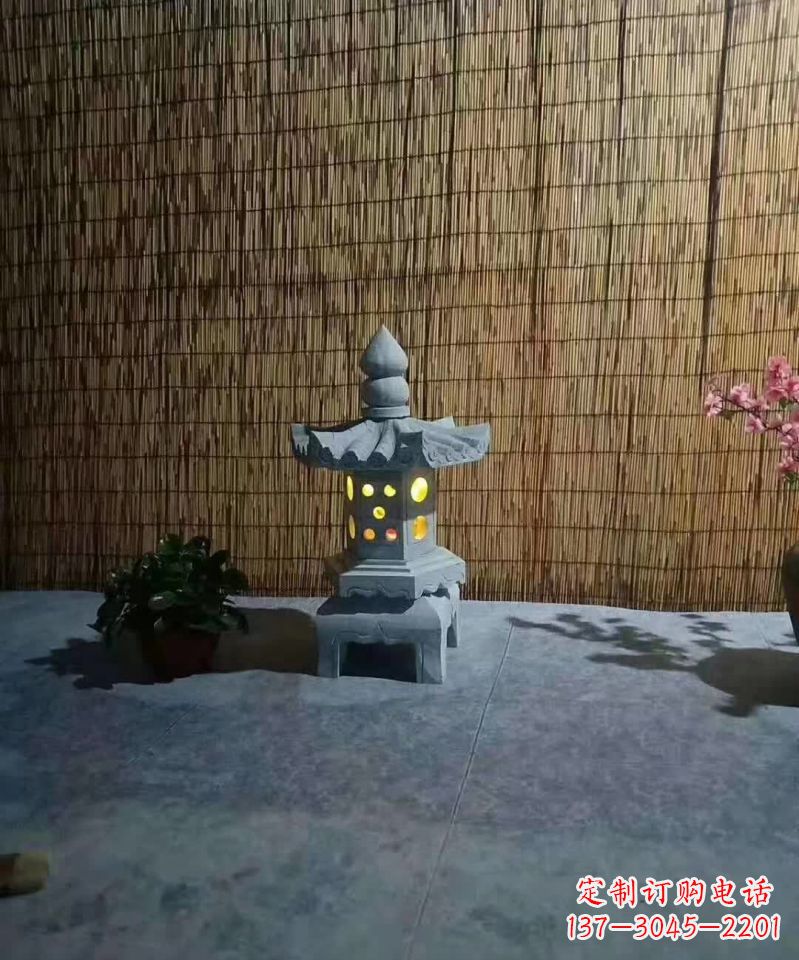 重庆酒店石灯雕塑