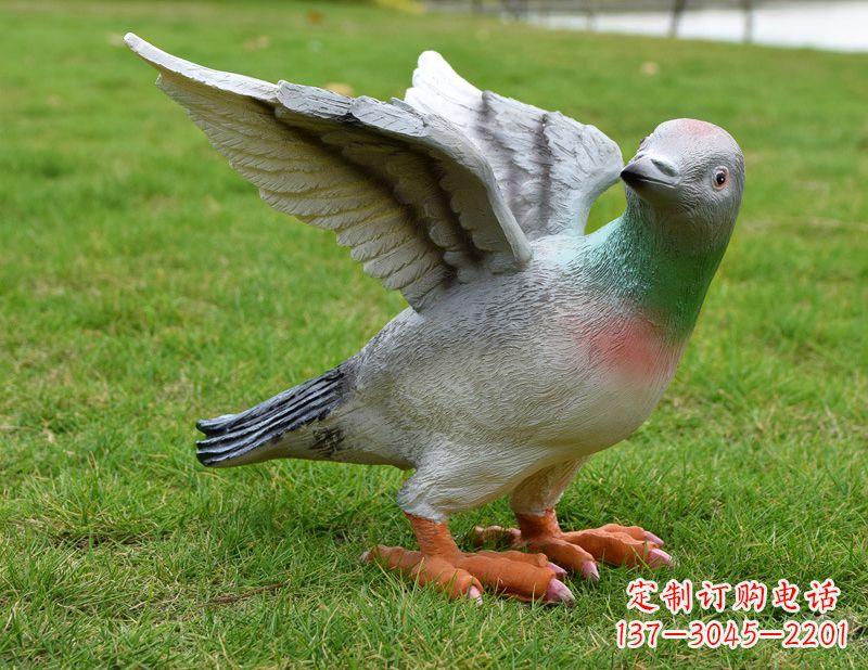 重庆举个和平鸽雕塑
