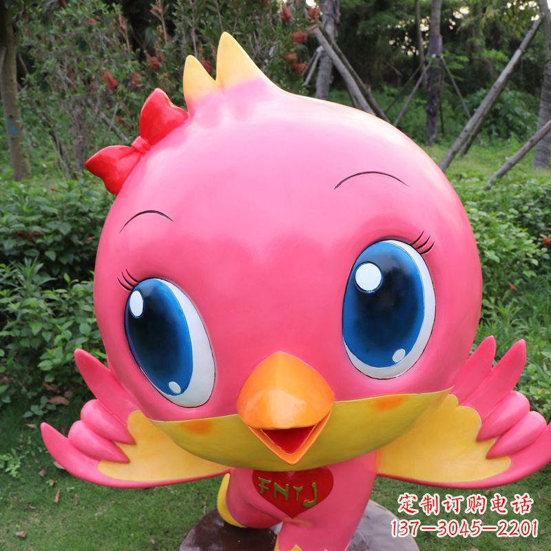 重庆卡通动物吉祥物鸽子雕塑摆件