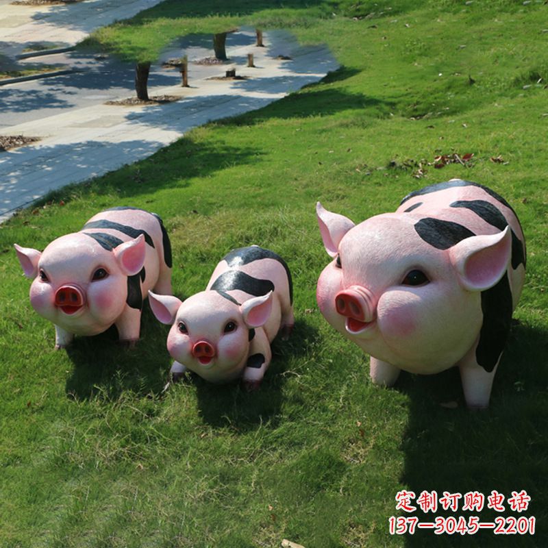重庆全新卡通猪雕塑,为您的家居装饰带来活力