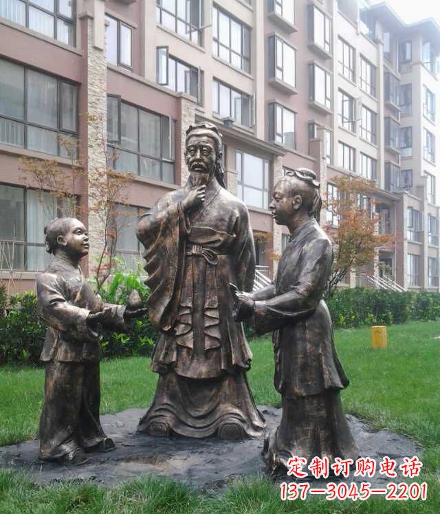 重庆孔融让梨古代人物雕塑