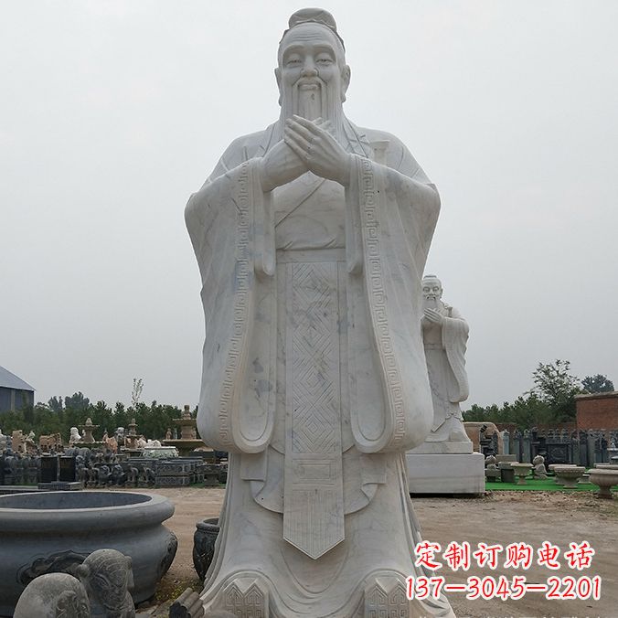 重庆孔子玻璃钢雕塑