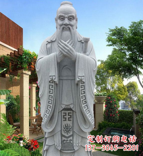 重庆备受尊崇的孔子青铜雕塑