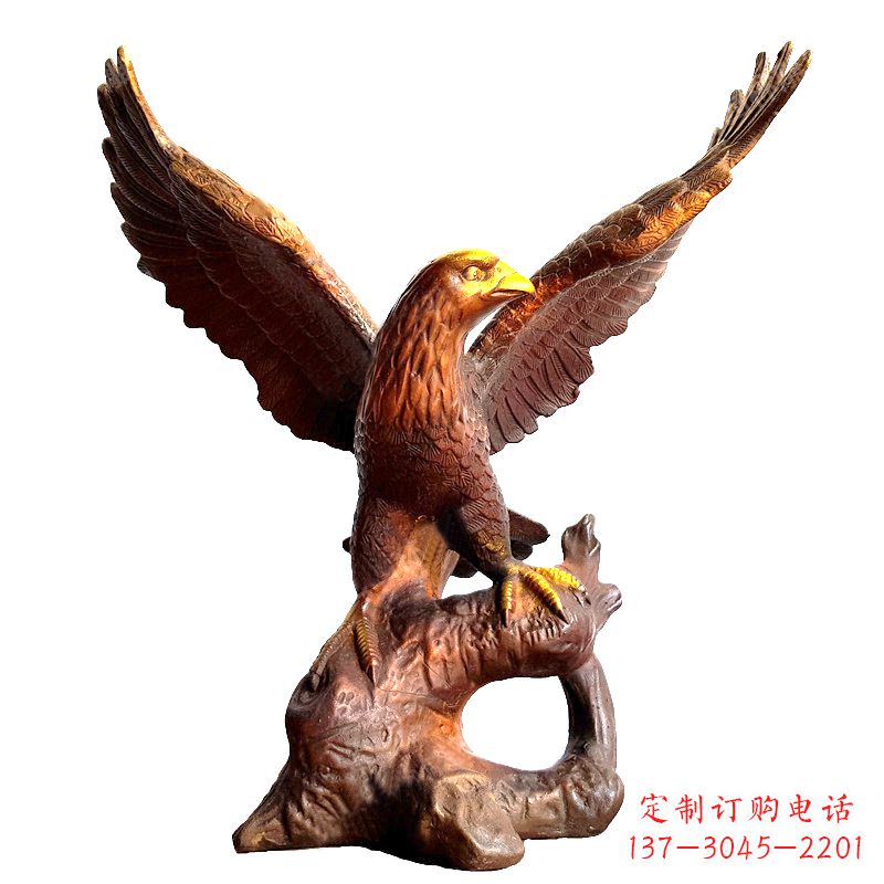 重庆老鹰展翅铜雕