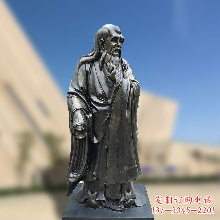 重庆精美老子雕像,体现哲学思考之美
