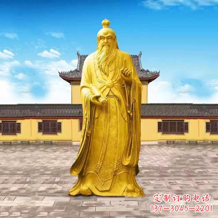 重庆中领雕塑老子骑牛石雕