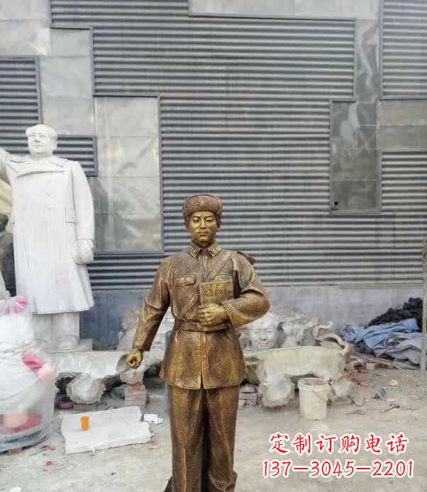 重庆雷锋名人铜雕