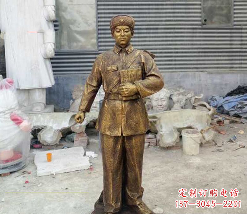 重庆雷锋人物铜雕