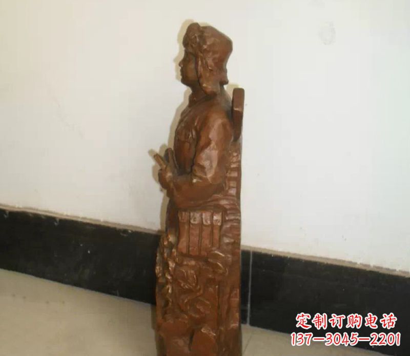 重庆雷锋校园名人铜雕