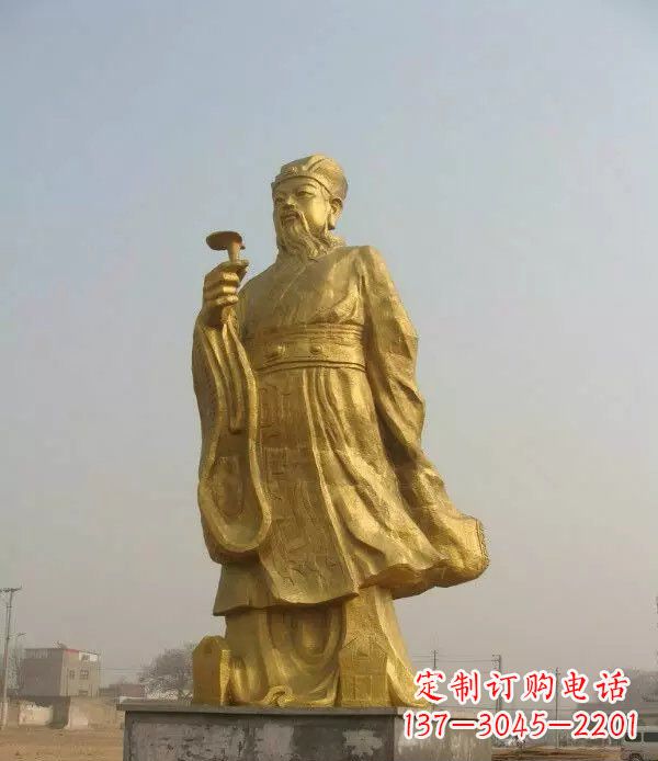重庆精美绝伦的李时珍铜雕