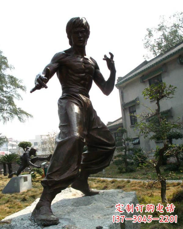 重庆李小龙铜雕