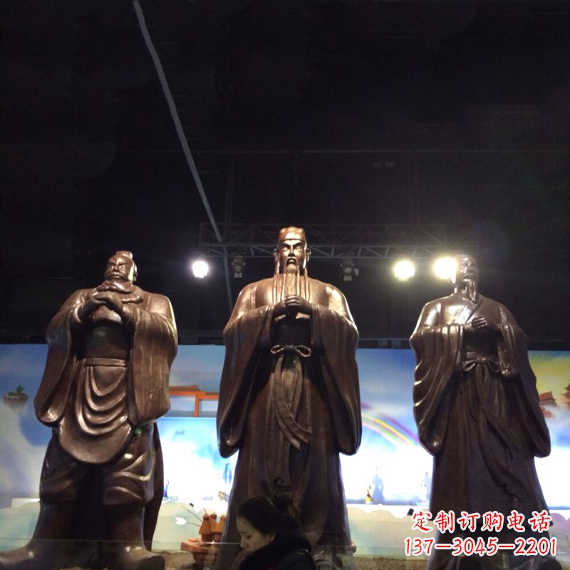 重庆经典绝版,古代风靡,桃园三结义关羽雕塑
