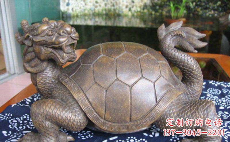 重庆龙龟古代神兽铜雕