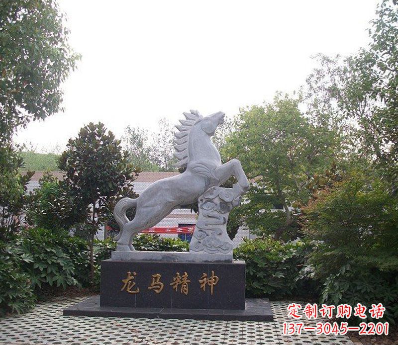 重庆精致细腻的龙马石雕
