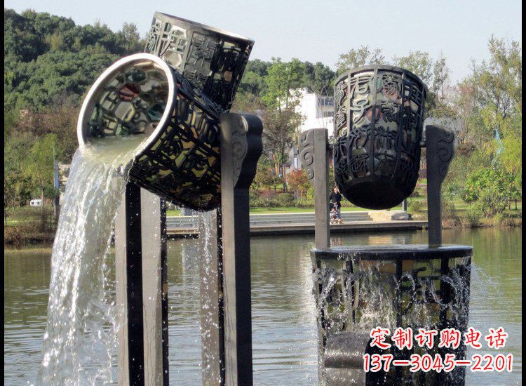 重庆高贵典雅的铜雕喷泉