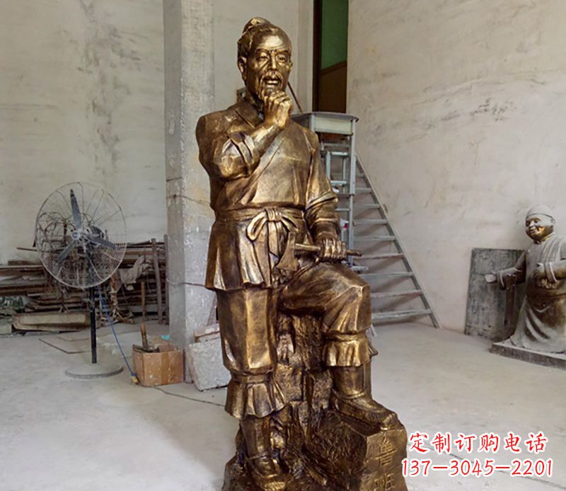 重庆鲁班铜雕