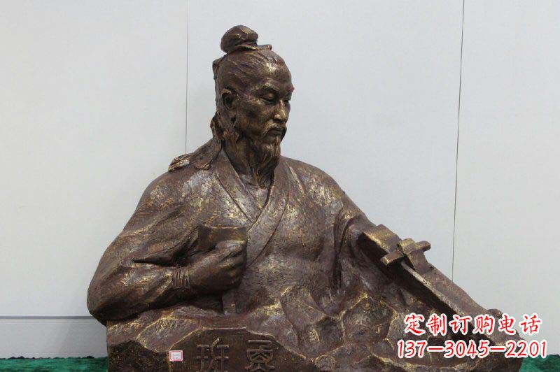 重庆鲁班胸像古代名人铜雕