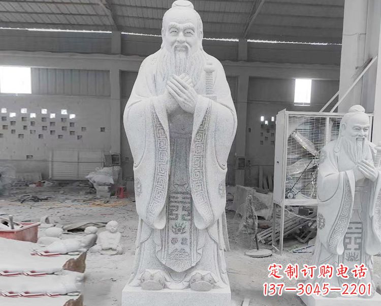 重庆精美的孔子雕像,精雕细琢,彰显文明之美