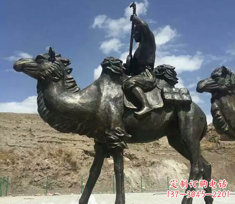 重庆骆驼铜雕,雕塑定制制造商