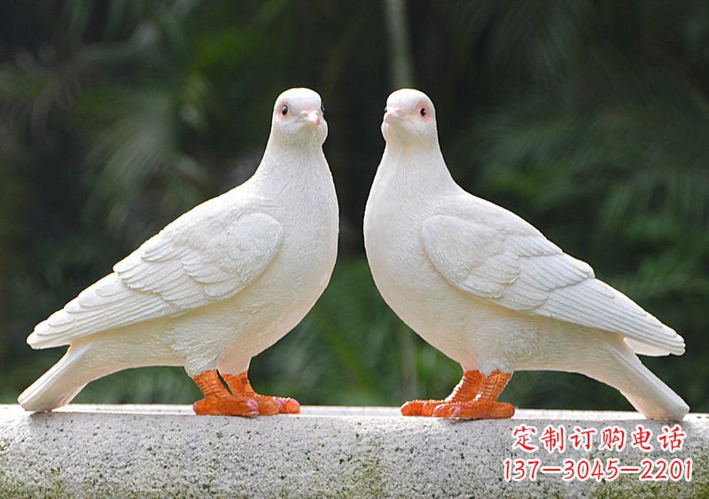 重庆华丽和平鸽雕塑,缔造美好新世界