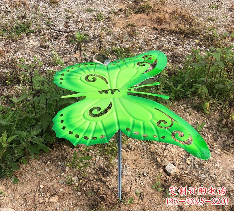 重庆绿色不锈钢蝴蝶雕塑