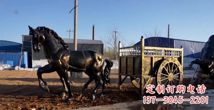 重庆华丽复古,名车贵族,精美马车雕塑